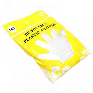 Перчатки одноразовые полиэтиленовые L, 50 пар в упаковке (Ки
