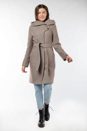 01-10229 Пальто женское демисезонное (пояс)