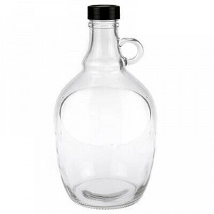 Бутылка стеклянная "Южанка" 1,5л, h24,5см, д/горла 2,4см, с