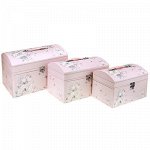 Сундучок &quot;Флорис&quot; набор 3 штуки: 15х22х15см; 17,5х26х17,5см;
