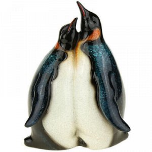 Скульптура-фигура из полистоуна "2 Пингвина" 10х13,5см (Кита