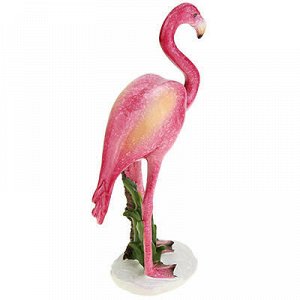 Скульптура-фигура из полистоуна "Фламинго" 20см (Китай)
