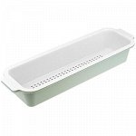 Контейнер для продуктов пластмассовый, 13х41см h7см, с крышк