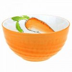 &quot;Морковка&quot; Салатник фарфоровый 600мл, д13,8х7,2см, подглазур