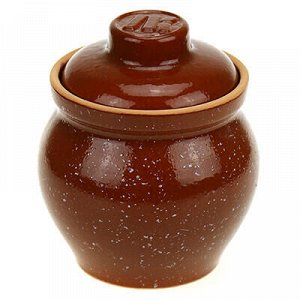 "Мрамор" Горшок для жаркого керамический "Традиционный" 0,4л