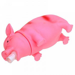 Игрушка для собаки "Свин" 19х6,5х8,5см, резиновая, с пищалко