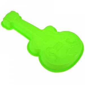Форма силиконовая для выпекания "Гитара" 33х18см h3см, цвета