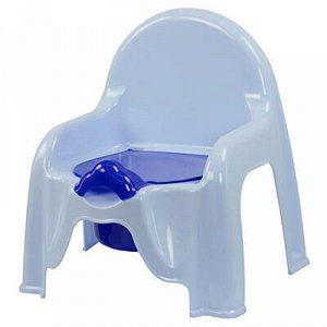 Горшок-стульчик детский пластмассовый 1л, 30х30х34,5см, голу