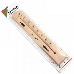Термометр для сауны деревянный +120-0С 40х7см в блистере (Ки