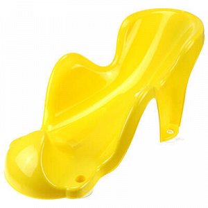 Горка для купания детская пластмассовая 54х21,5х26см, желтый