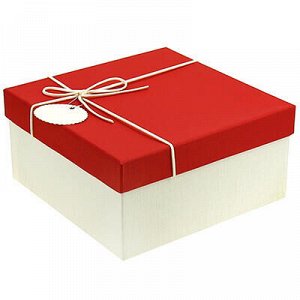 Коробка подарочная, набор 3 штуки: 15х15х6,5см; 17х17х8см; 1