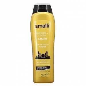 AMALFI Гель 750мл для ванн и душа "Argan" (Аргановое масло) ,для всех типов кожи