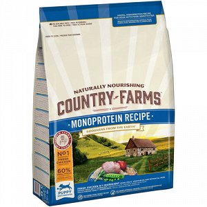 Country Farms Monoprotein д/щен всех пород Курица 11кг (1/1)
