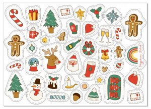 Christmas stickers / Рождественские стикеры