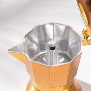 Кофеварка гейзерная «Белланто», на 1 чашку, цвет золотой