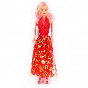 Кукла DollyToy "Королева моды" (28,5 см, подвижн., съёмн. обувь, в ассорт.)