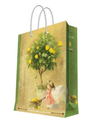 Бумажный пакет Лимонное дерево