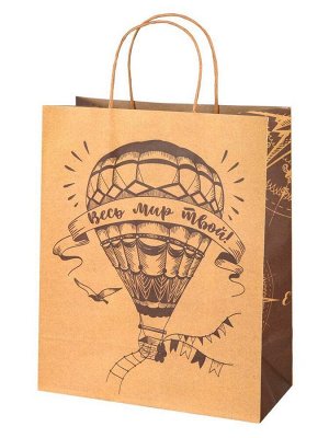 Пакет из крафт-бумаги Воздушный шар