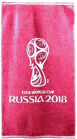 Полотенце махровое ФИФА (красный)
