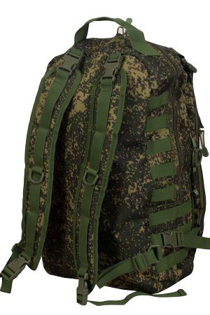Однодневный армейский рюкзак (русский камуфляж "Цифра", 15-20 л) (CH-070) №34 - Компактный и мобильный рюкзак, разработанный для нужд Вооруженных Сил. Оснащен большим фронтальным карманов с D-образным