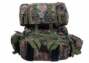 Тактический рюкзак US Assault камуфляж Marpat (35-50 л) (CH-016) № 29А - Благодаря активной системе подвеса, рюкзак можно быстро адаптировать под фигуру носителя: регулируются лямки, стяжки на лямках,