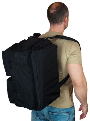 Надежная черная сумка-баул Погранвойска - практичная и функциональная модель из высококачественной ткани черного цвета! №9