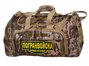Мужская военная сумка с нашивкой Погранвойска, код 08032B - для командировок, выходов на полигон, путешествий, ТОЛЬКО в Военпро!!! №8