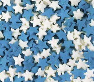 Зведы бело-голубые