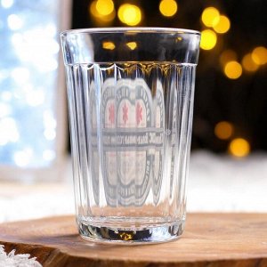 Гранёный стакан «Удачи и везенья! С Новым Годом» 250 мл
