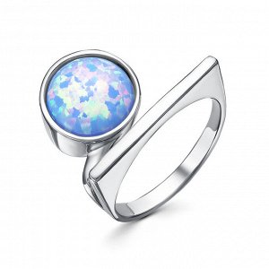 Серебряное кольцо с натуральным опалом - 1377