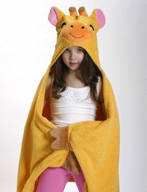 Полотенце с капюшоном для малышей "Жираф Джейми"