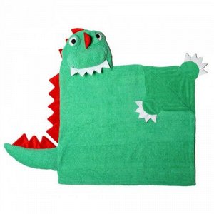 Полотенце с капюшоном для детей "Динозаврик Девин"