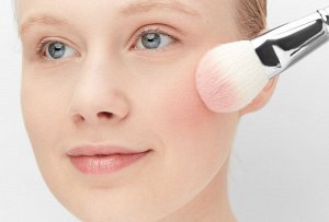 Румяна AV "POWDER BLUSH" компактные №302 с кисточкой