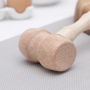 Молоток для отбивания мяса деревянный Доляна, бук