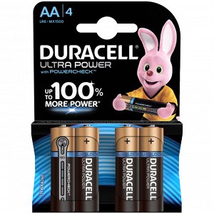 DURACELL UltraPower Батарейки AA 4шт