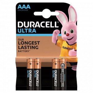 DURACELL UltraPower Батарейки AAА 4шт