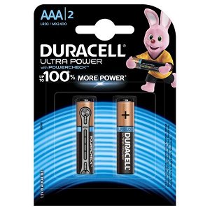 DURACELL UltraPower Батарейки AAA 2шт