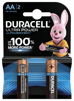 DURACELL UltraPower Батарейки AA 2шт