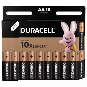 DURACELL Basic AA Батарейки алкалиновые 1.5V LR6 18шт