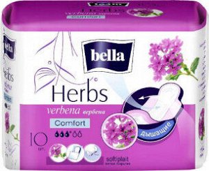 Прокладки BELLA Herbs verbena komfort soft Вербена 10 шт