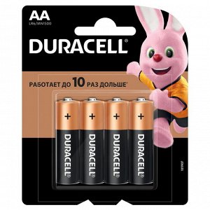 DURACELL Basic AA Батарейки алкалиновые 1.5V LR6 4шт