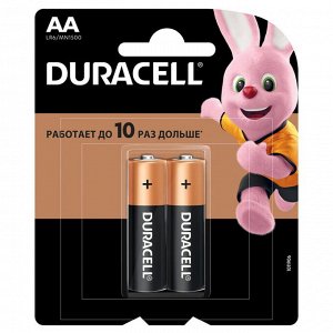 DURACELL Basic AA Батарейки алкалиновые 1.5V LR6 2шт
