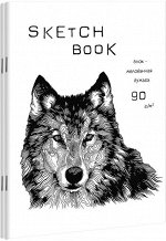 Блокнот-скетчбук SKETCHBOOK SILK формат А5 40л на скрепках с мелованной бумагой 90г/м2