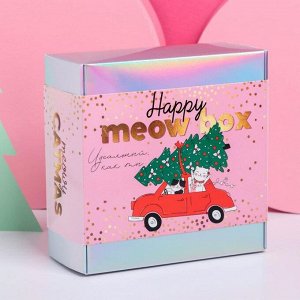 Набор с электроникой Happy meow box, 14 х 14 см