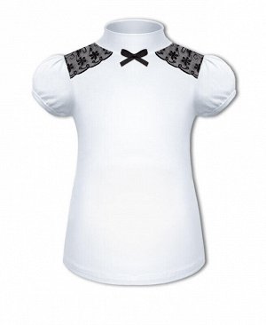 Белая водолазка (блузка) для девочки Цвет: белый