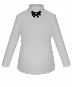Светло-серая школьная водолазка (блузка)для девочки Цвет: светло-серый