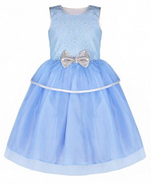 Голубое нарядное платье для девочки Цвет: Голубой