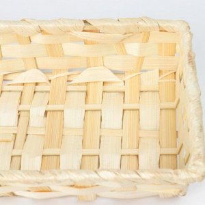 Плошка плетеная, 26х14х5, бамбук