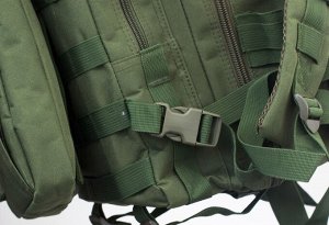 Походный рюкзак Вооруженных Сил (хаки-олива, 30 л) (CH-068) №37- Полноценная тактическая модель 3-в-1: удобный рюкзак, навесная сумка-планшет и поясная сумка. Все дополнительные комплектующие крепятся