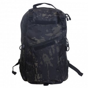 Рейдовый рюкзак камуфляж Multicam Black (15-20 л) (CH-070) - Рюкзак содержит вместительные карманы: внутренний для ноутбука/планшета, внутренний открытый, для документов, наружный спереди. Подходит ка